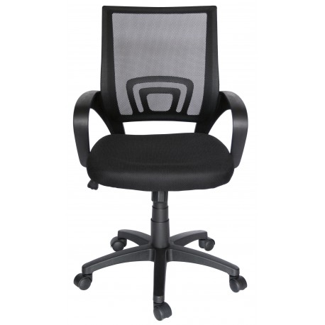 SILLA OPERATIVA / ECOCHAIR NEGRO RESPALDO BAJO