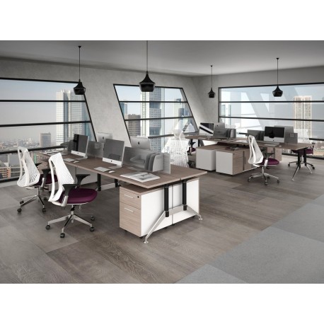 BENCH 4 USUARIOS / ESTACION TECH BLACK CHROME BENCH PARA 4 PERSONAS