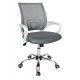 SILLA OPERATIVA / ECOCHAIR BLANCA RESPALDO BAJO
