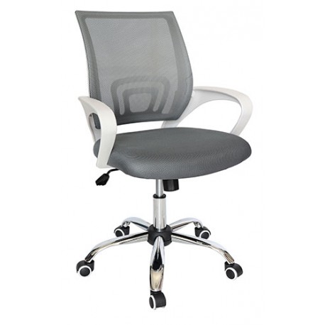 SILLA OPERATIVA / ECOCHAIR BLANCA RESPALDO BAJO