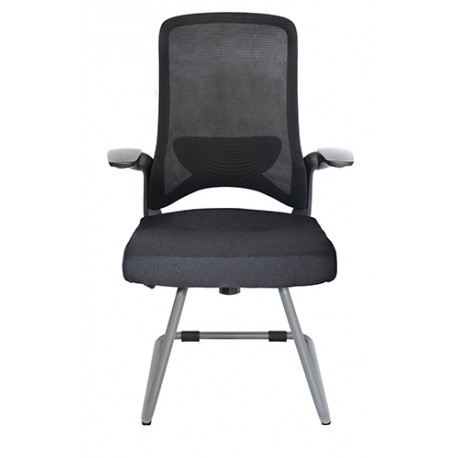 SILLA VISITANTE / DOLPHIN NEGRO OHV-111 BASE TRINEO